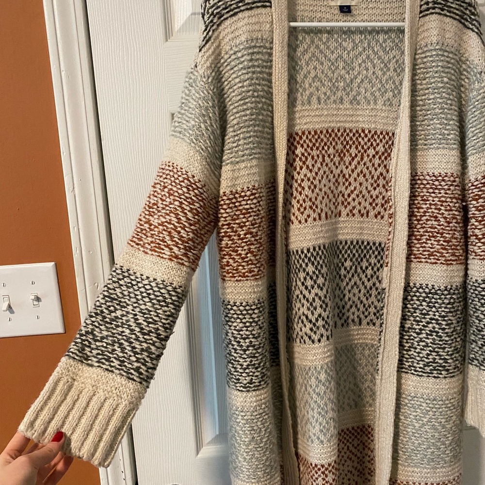 Universal Thread Multicolor Patterned Cardigan - Picture 4 of 4